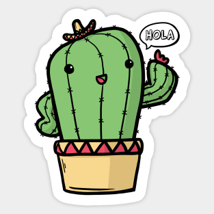 Hola Sticker